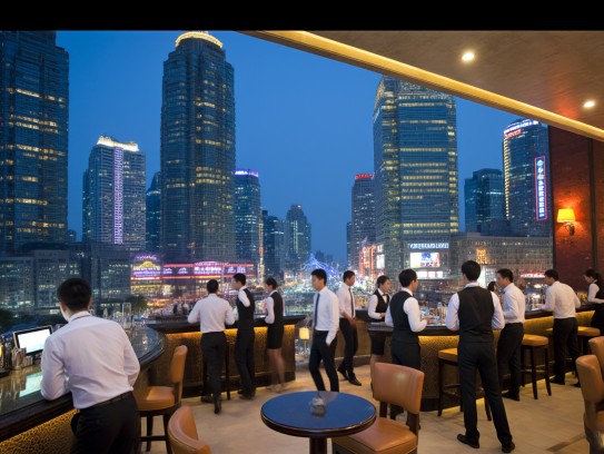 闸北夜场营销招聘热潮来袭，夜幕降临，精英们，招募令下的闸北夜场等你闪耀