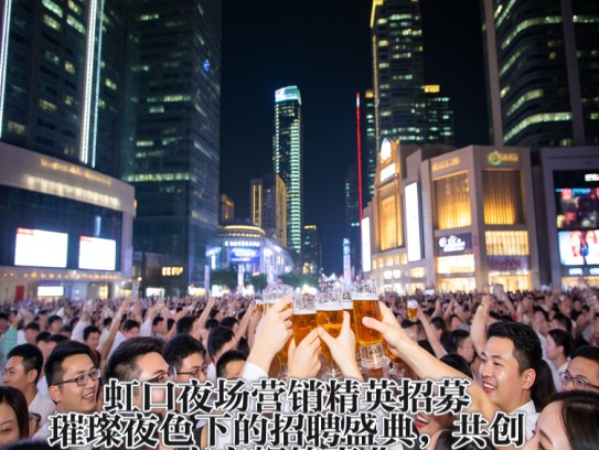 虹口夜场营销精英招募，璀璨夜色下的招聘盛典，共创夜市辉煌事业！