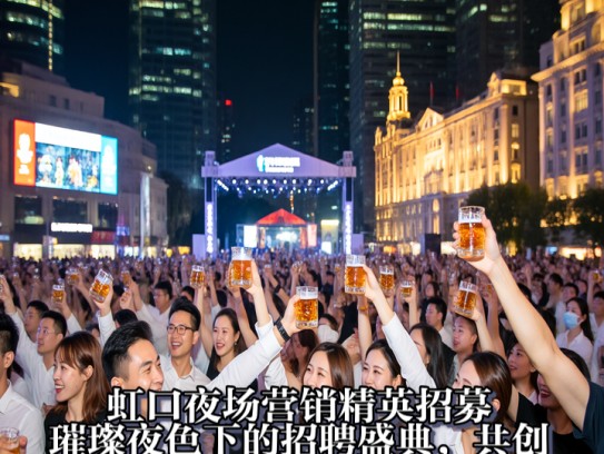 虹口夜场营销精英招募，璀璨夜色下的招聘盛典，共创夜市辉煌事业！