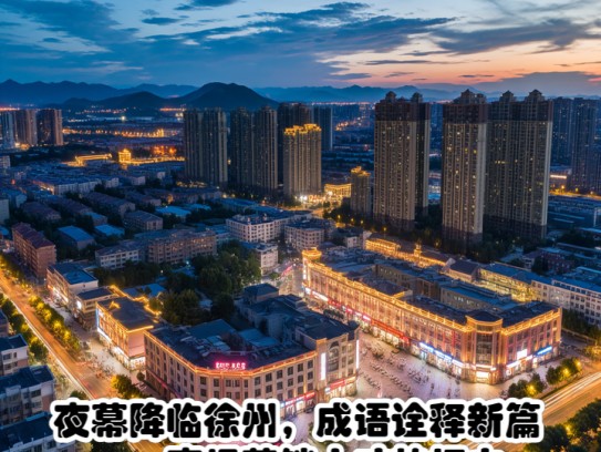 夜幕降临徐州，成语诠释新篇——夜场营销人才热招中