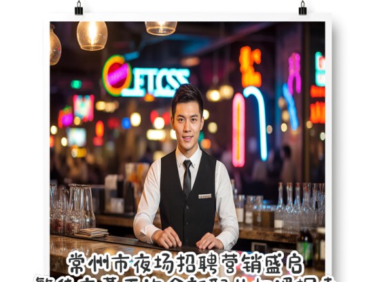 常州市夜场招聘营销盛启，繁华夜幕下的全新职业机遇探索