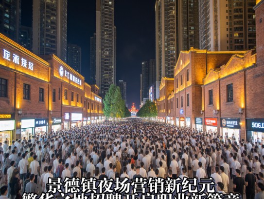 景德镇夜场营销新纪元，繁华之地招聘开启职业新篇章