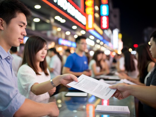 佛山夜场营销招聘热潮兴起，夜色撩人，求职者们争相投递