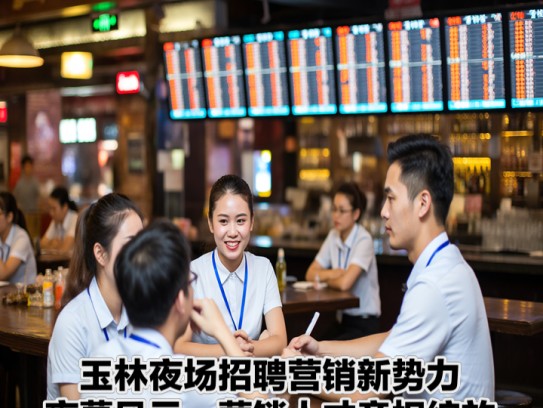 玉林夜场招聘营销新势力，夜幕风云，营销人才竞相绽放
