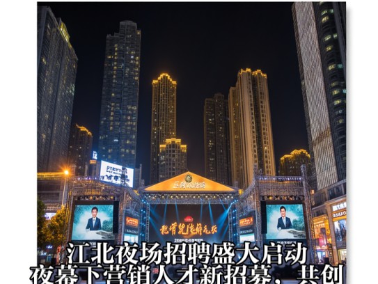 江北夜场招聘盛大启动,夜幕下营销人才新招募,共创璀璨辉煌夜生活! 江北夜场招聘盛大启动,夜幕下营销人才新招募,共创璀璨辉煌夜生活!