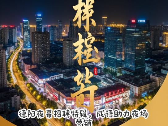 德阳夜幕招聘特辑，成语助力夜场营销，德阳夜生活绽放新篇章