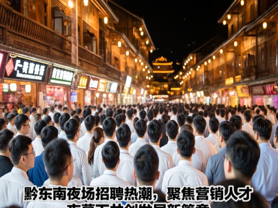 黔东南夜场招聘热潮，聚焦营销人才，夜幕下共创发展新篇章
