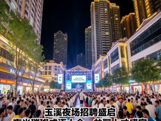 玉溪夜场招聘盛启，夜光璀璨成语大会，共聚人才盛宴