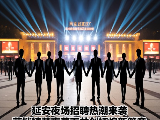 延安夜场招聘热潮来袭，营销精英夜幕下共创辉煌新篇章