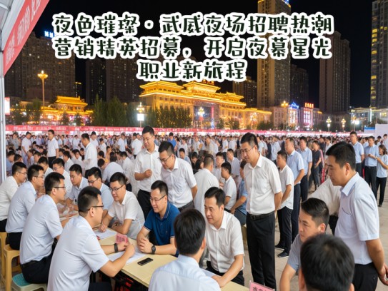 夜色璀璨·武威夜场招聘热潮，营销精英招募，开启夜幕星光职业新旅程