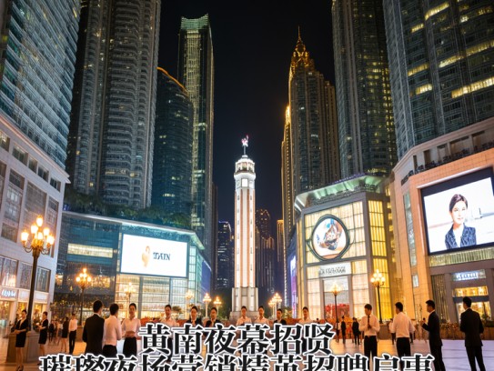 黄南夜幕招贤，璀璨夜场营销精英招聘启事
