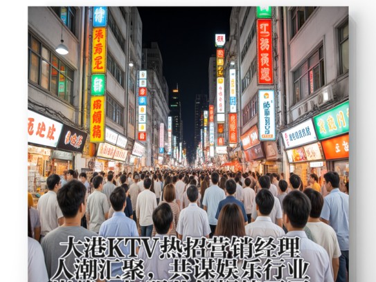 大港KTV热招营销经理，人潮汇聚，共谋娱乐行业巅峰，加盟共创辉煌王国