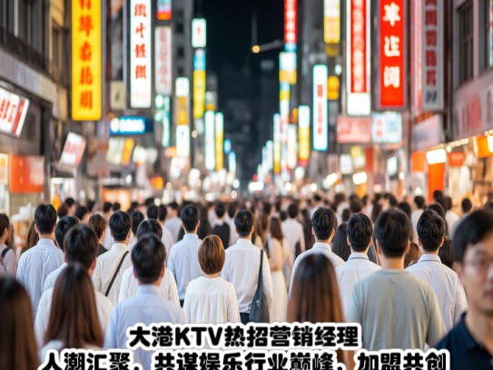 大港KTV热招营销经理，人潮汇聚，共谋娱乐行业巅峰，加盟共创辉煌王国