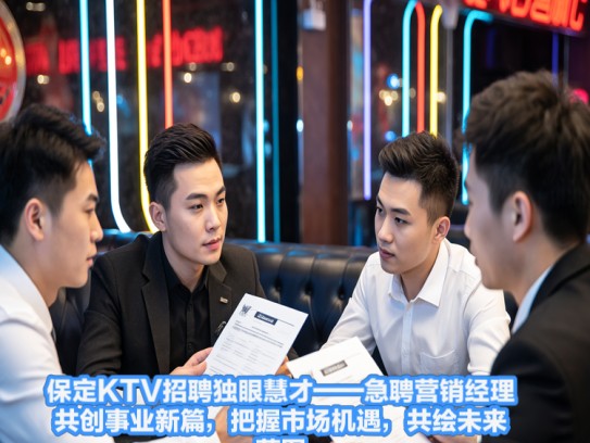 保定KTV招聘独眼慧才——急聘营销经理,共创事业新篇,把握市场机遇,共绘未来蓝图 保定KTV招聘独眼慧才——急聘营销经理,共创事业新篇,把握市场机遇,共绘未来蓝图