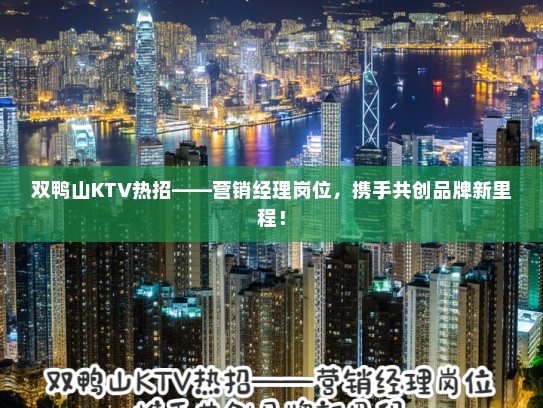 双鸭山KTV热招——营销经理岗位，携手共创品牌新里程！
