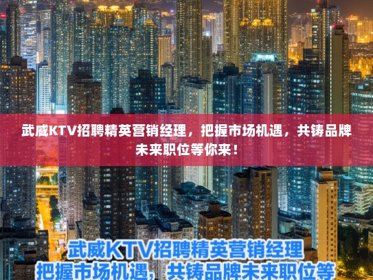 武威KTV招聘精英营销经理，把握市场机遇，共铸品牌未来职位等你来！