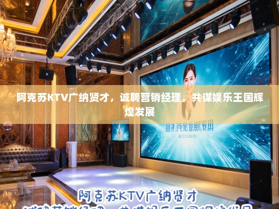 阿克苏KTV广纳贤才，诚聘营销经理，共谋娱乐王国辉煌发展