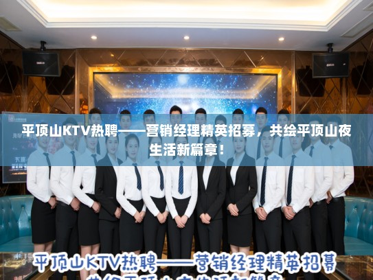 平顶山KTV热聘——营销经理精英招募，共绘平顶山夜生活新篇章！