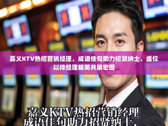 嘉义KTV热招营销经理，成语佳句助力招贤纳士，虚位以待经理精英共展宏图
