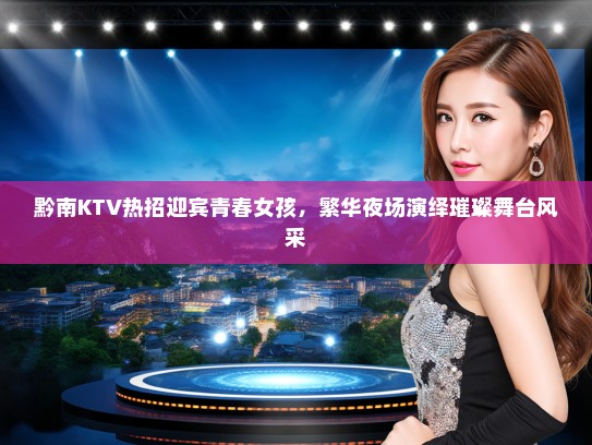 黔南KTV热招迎宾青春女孩，繁华夜场演绎璀璨舞台风采