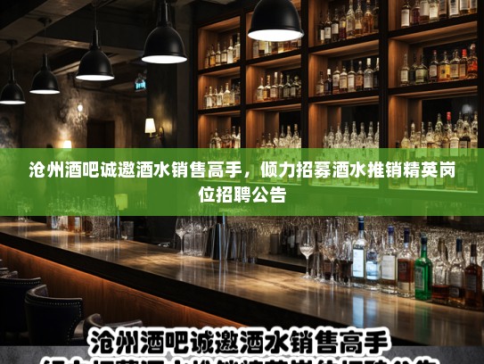 沧州酒吧诚邀酒水销售高手，倾力招募酒水推销精英岗位招聘公告