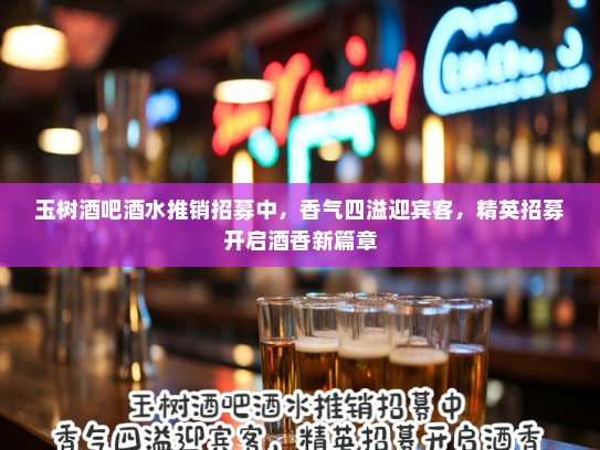 玉树酒吧酒水推销招募中，香气四溢迎宾客，精英招募开启酒香新篇章