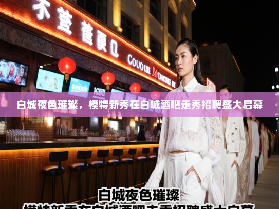 白城夜色璀璨，模特新秀在白城酒吧走秀招聘盛大启幕