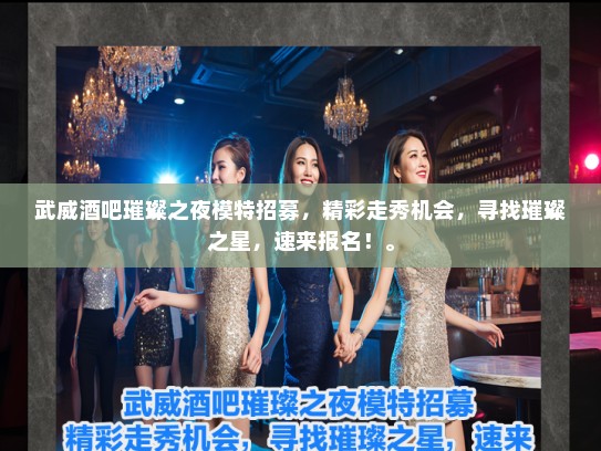 武威酒吧璀璨之夜模特招募，精彩走秀机会，寻找璀璨之星，速来报名！。