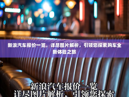 新浪汽车报价一览，详尽图片解析，引领您探索购车全新体验之旅