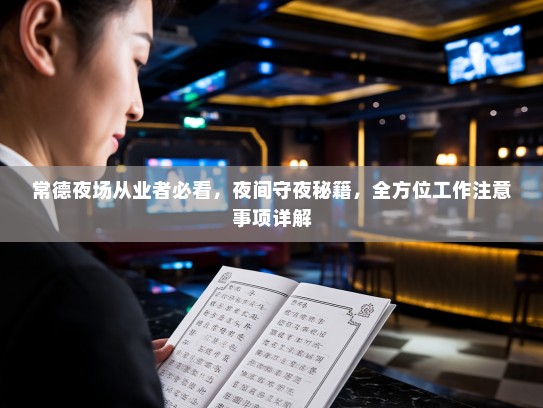 常德夜场从业者必看,夜间守夜秘籍,全方位工作注意事项详解 常德夜场从业者必看,夜间守夜秘籍,全方位工作注意事项详解