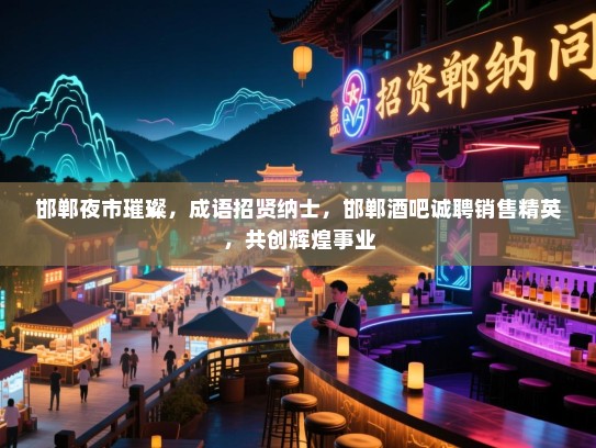 邯郸夜市璀璨，成语招贤纳士，邯郸酒吧诚聘销售精英，共创辉煌事业