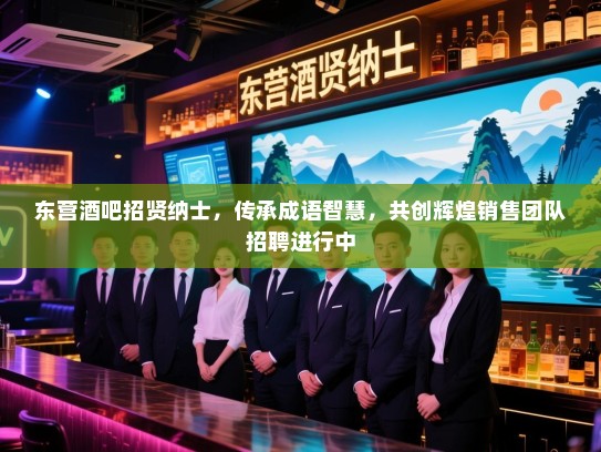 东营酒吧招贤纳士,传承成语智慧,共创辉煌销售团队招聘进行中 东营酒吧招贤纳士,传承成语智慧,共创辉煌销售团队招聘进行中