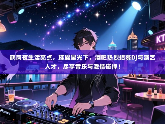 鹤岗夜生活亮点,璀璨星光下,酒吧热烈招募DJ与演艺人才,尽享音乐与激情碰撞! 鹤岗夜生活亮点,璀璨星光下,酒吧热烈招募DJ与演艺人才,尽享音乐与激情碰撞!