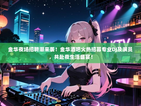 金华夜场招聘潮来袭!金华酒吧火热招募专业DJ及演员,共赴夜生活盛宴! 金华夜场招聘潮来袭!金华酒吧火热招募专业DJ及演员,共赴夜生活盛宴!