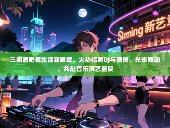 三明酒吧夜生活新篇章,火热招聘DJ与演员,光影舞动,共赴音乐演艺盛宴 三明酒吧夜生活新篇章,火热招聘DJ与演员,光影舞动,共赴音乐演艺盛宴