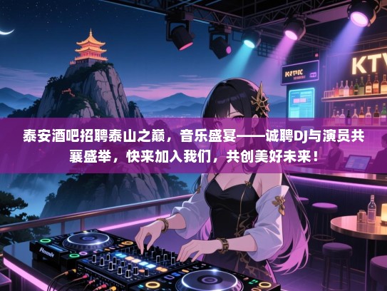 泰安酒吧招聘泰山之巅,音乐盛宴——诚聘DJ与演员共襄盛举,快来加入我们,共创美好未来! 泰安酒吧招聘泰山之巅,音乐盛宴——诚聘DJ与演员共襄盛举,快来加入我们,共创美好未来!