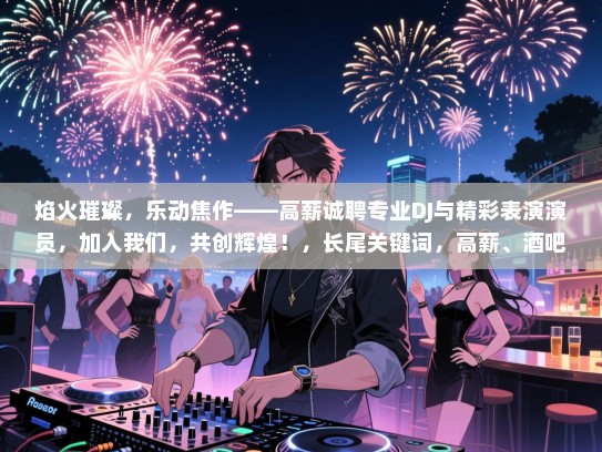 焰火璀璨,乐动焦作——高薪诚聘专业DJ与精彩表演演员,加入我们,共创辉煌!,长尾关键词,高薪、酒吧、招聘、DJ、演员、焦作、音乐、娱乐、派对、现场演出、活力四射、专业团队、合作机会 焰火璀璨,乐动焦作——高薪诚聘专业DJ与精彩表演演员,加入我们,共创辉煌!,长尾关键词,高薪、酒吧、招聘、DJ、演员、焦作、音乐、娱乐、派对、现场演出、活力四射、专业团队、合作机会