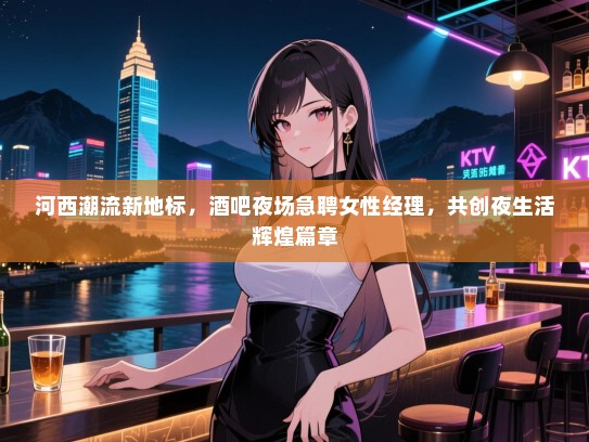 河西潮流新地标,酒吧夜场急聘女性经理,共创夜生活辉煌篇章 河西潮流新地标,酒吧夜场急聘女性经理,共创夜生活辉煌篇章