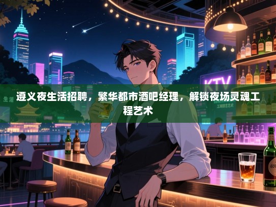 遵义夜生活招聘，繁华都市酒吧经理，解锁夜场灵魂工程艺术