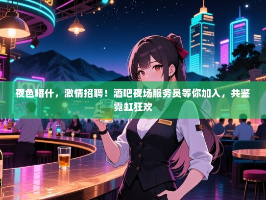 夜色喀什，激情招聘！酒吧夜场服务员等你加入，共鉴霓虹狂欢