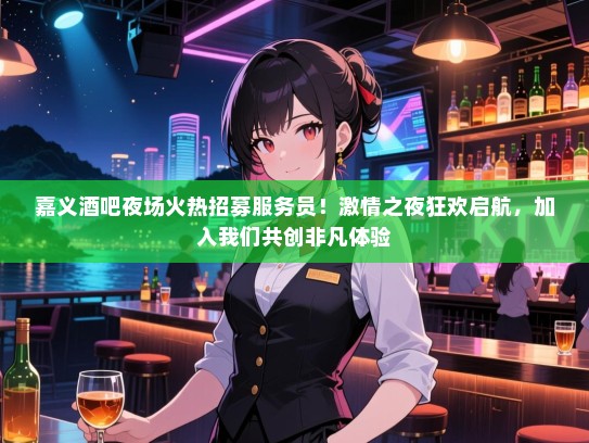 嘉义酒吧夜场火热招募服务员！激情之夜狂欢启航，加入我们共创非凡体验