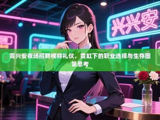 霓兴安夜场招聘模特礼仪，霓虹下的职业选择与生存图景思考