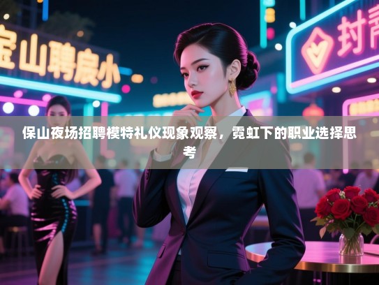保山夜场招聘模特礼仪现象观察，霓虹下的职业选择思考