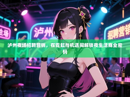 泸州夜场招聘营销，在霓虹与机遇间解锁夜生活商业密码