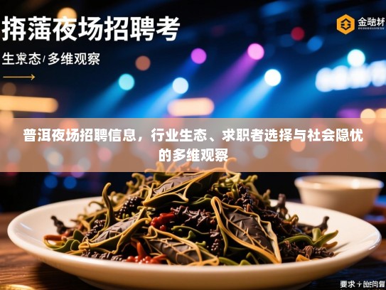 普洱夜场招聘信息，行业生态、求职者选择与社会隐忧的多维观察