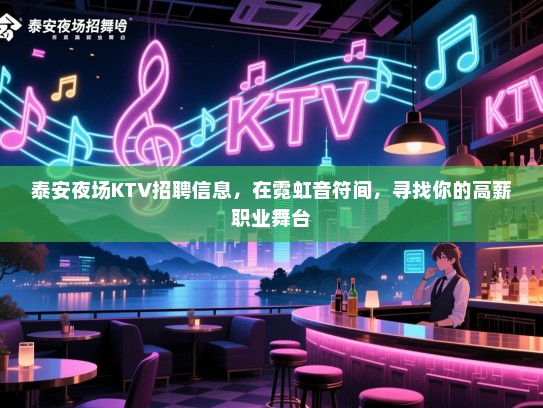 泰安夜场KTV招聘信息，在霓虹音符间，寻找你的高薪职业舞台