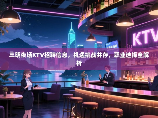 三明夜场KTV招聘信息，机遇挑战并存，职业选择全解析